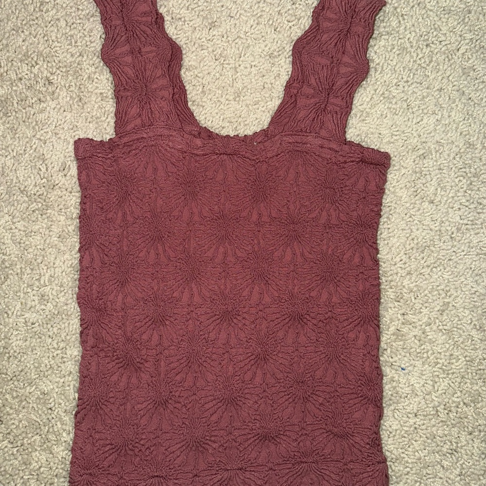 Altar’d State Textured Mauve Tank Top
